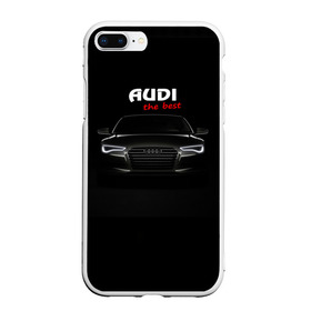 Чехол для iPhone 7Plus/8 Plus матовый с принтом AUDI the best в Курске, Силикон | Область печати: задняя сторона чехла, без боковых панелей | audi | авто | автомобиль | ауди