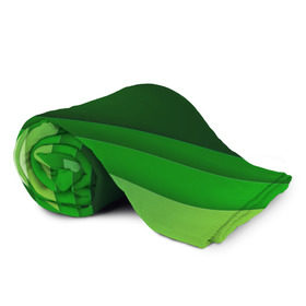 Плед 3D с принтом Зелёные стрелы в Курске, 100% полиэстер | закругленные углы, все края обработаны. Ткань не мнется и не растягивается | геометрия | зеленый | полосы