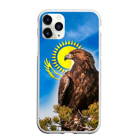 Чехол для iPhone 11 Pro матовый с принтом Беркут в Курске, Силикон |  | беркут | казах | казахский | казахстан | национальный | нация | республика | рк | флаг | флаги