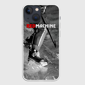 Чехол для iPhone 13 mini с принтом Red maсhine в Курске,  |  | red machine | красная машина | сборная россии | хоккей