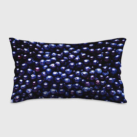 Подушка 3D антистресс с принтом Смородина в Курске, наволочка — 100% полиэстер, наполнитель — вспененный полистирол | состоит из подушки и наволочки на молнии | фиолетовый | ягода