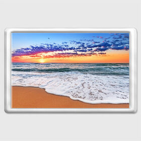 Магнит 45*70 с принтом Красивый закат в Курске, Пластик | Размер: 78*52 мм; Размер печати: 70*45 | sunrise | sunset | волна | жара | закат | зной | красота | лето | море | океан | отдых | пена | песок | пляж | прибой | прилив | природа | рассвет | солнце