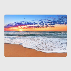 Магнитный плакат 3Х2 с принтом Красивый закат в Курске, Полимерный материал с магнитным слоем | 6 деталей размером 9*9 см | sunrise | sunset | волна | жара | закат | зной | красота | лето | море | океан | отдых | пена | песок | пляж | прибой | прилив | природа | рассвет | солнце