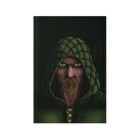 Обложка для паспорта матовая кожа с принтом Зеленая Стрела в Курске, натуральная матовая кожа | размер 19,3 х 13,7 см; прозрачные пластиковые крепления | arrow | green | зеленая | стрела