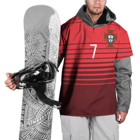 Накидка на куртку 3D с принтом Роналду сборная Португалии в Курске, 100% полиэстер |  | cr7 | euro | real | ronaldo | евро | португалия | реал | роналдо
