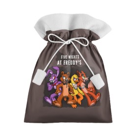 Подарочный 3D мешок с принтом Five Nights At Freddys в Курске, 100% полиэстер | Размер: 29*39 см | 5 ночей с фредди | 5 ночей с фреди | 5 ночей у фредди | 5 ночей у фреди | five nights at freddys | fnaf | фнаф | фредди | фреди