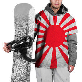 Накидка на куртку 3D с принтом Япония в Курске, 100% полиэстер |  | country | japan | государство | страна | флаг | флаги | япония