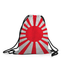 Рюкзак-мешок 3D с принтом Япония в Курске, 100% полиэстер | плотность ткани — 200 г/м2, размер — 35 х 45 см; лямки — толстые шнурки, застежка на шнуровке, без карманов и подкладки | country | japan | государство | страна | флаг | флаги | япония