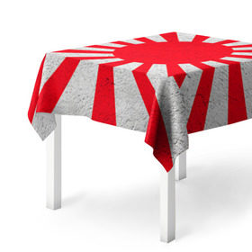 Скатерть 3D с принтом Япония в Курске, 100% полиэстер (ткань не мнется и не растягивается) | Размер: 150*150 см | country | japan | государство | страна | флаг | флаги | япония