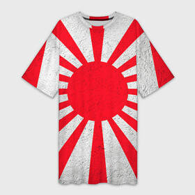 Платье-футболка 3D с принтом Япония в Курске,  |  | country | japan | государство | страна | флаг | флаги | япония