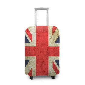 Чехол для чемодана 3D с принтом Великобритания в Курске, 86% полиэфир, 14% спандекс | двустороннее нанесение принта, прорези для ручек и колес | great britain | the united kingdom of great britain | британия | великая британия | великобритания | государство | соединённое королевство | страна | флаг | флаги