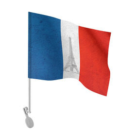 Флаг для автомобиля с принтом Франция в Курске, 100% полиэстер | Размер: 30*21 см | country | france | государство | страна | флаг | флаги | франция