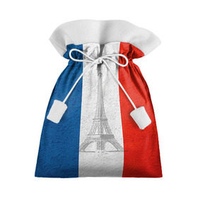Подарочный 3D мешок с принтом Франция в Курске, 100% полиэстер | Размер: 29*39 см | Тематика изображения на принте: country | france | государство | страна | флаг | флаги | франция