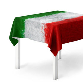 Скатерть 3D с принтом Италия в Курске, 100% полиэстер (ткань не мнется и не растягивается) | Размер: 150*150 см | country | italy | государство | италия | страна | флаг | флаги