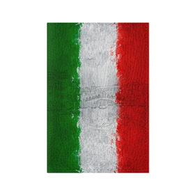 Обложка для паспорта матовая кожа с принтом Италия в Курске, натуральная матовая кожа | размер 19,3 х 13,7 см; прозрачные пластиковые крепления | country | italy | государство | италия | страна | флаг | флаги