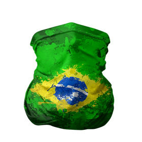 Бандана-труба 3D с принтом Бразилия в Курске, 100% полиэстер, ткань с особыми свойствами — Activecool | плотность 150‒180 г/м2; хорошо тянется, но сохраняет форму | brazil | country | бразилия | государство | страна | флаг | флаги