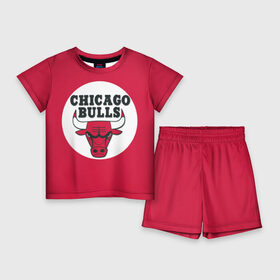 Детский костюм с шортами 3D с принтом BULLS в Курске,  |  | chicago bulls | чикаго буллс