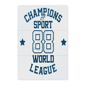 Магнитный плакат 2Х3 с принтом Champions League 88 в Курске, Полимерный материал с магнитным слоем | 6 деталей размером 9*9 см | Тематика изображения на принте: 88 | champions league 88 | sport | stars | world | звёзды | мировая лига | чемпион в спорте