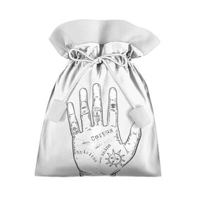 Подарочный 3D мешок с принтом Хиромантия в Курске, 100% полиэстер | Размер: 29*39 см | Тематика изображения на принте: магия | рука | хиромантия | эзотерика