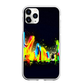 Чехол для iPhone 11 Pro матовый с принтом Взрыв красок в Курске, Силикон |  | Тематика изображения на принте: абстракция | абстракция красок | брызги | краска | цветные