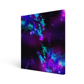 Холст квадратный с принтом Звездное небо в Курске, 100% ПВХ |  | Тематика изображения на принте: вселенная | галактика | звезды | планеты | туманность