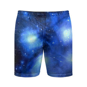 Мужские шорты 3D спортивные с принтом Космос в Курске,  |  | вселенная | галактика | звезды | планеты | туманность