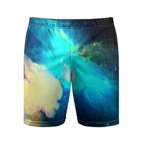 Мужские шорты 3D спортивные с принтом Космос в Курске,  |  | Тематика изображения на принте: вселенная | галактика | звезды | планеты | туманность