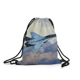 Рюкзак-мешок 3D с принтом Авиация в Курске, 100% полиэстер | плотность ткани — 200 г/м2, размер — 35 х 45 см; лямки — толстые шнурки, застежка на шнуровке, без карманов и подкладки | авиация | крылья | небо | полет | самолет