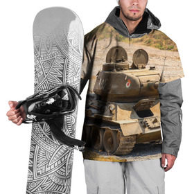 Накидка на куртку 3D с принтом Танк т34-85 в Курске, 100% полиэстер |  | Тематика изображения на принте: 