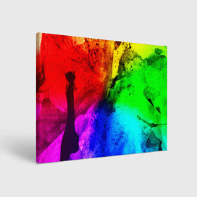 Холст прямоугольный с принтом Grunge paint в Курске, 100% ПВХ |  | Тематика изображения на принте: абстракция | абстракция красок | арт | брызги | краска | цветные