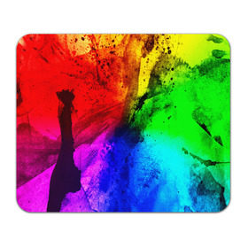 Коврик прямоугольный с принтом Grunge paint в Курске, натуральный каучук | размер 230 х 185 мм; запечатка лицевой стороны | Тематика изображения на принте: абстракция | абстракция красок | арт | брызги | краска | цветные
