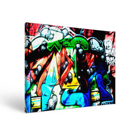 Холст прямоугольный с принтом Искусство в Курске, 100% ПВХ |  | Тематика изображения на принте: граффити