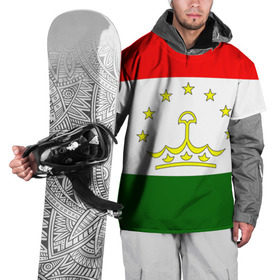 Накидка на куртку 3D с принтом Таджикистан в Курске, 100% полиэстер |  | нации | страна | флаг