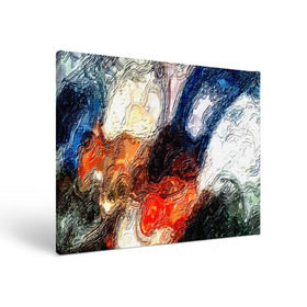 Холст прямоугольный с принтом Размытые краски в Курске, 100% ПВХ |  | Тематика изображения на принте: разноцветный | текстура | фильтр