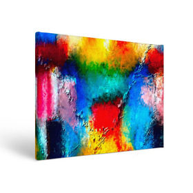 Холст прямоугольный с принтом Абстракция красок в Курске, 100% ПВХ |  | абстракция | абстракция красок | брызги | краска | цветные