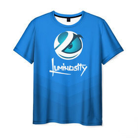 Мужская футболка 3D с принтом Luminosity в Курске, 100% полиэфир | прямой крой, круглый вырез горловины, длина до линии бедер | Тематика изображения на принте: csgo | esports | gaming | lg | luminosity | ксго