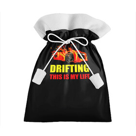 Подарочный 3D мешок с принтом Drifting в Курске, 100% полиэстер | Размер: 29*39 см | Тематика изображения на принте: drifting | авто | автомобиль. гонки | дрифтинг
