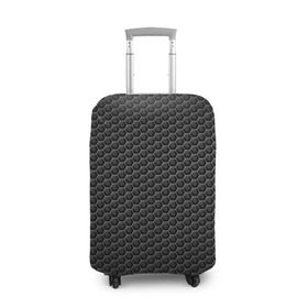 Чехол для чемодана 3D с принтом Нано-сетка в Курске, 86% полиэфир, 14% спандекс | двустороннее нанесение принта, прорези для ручек и колес | арт | нано | сетка | текстуры | технологии