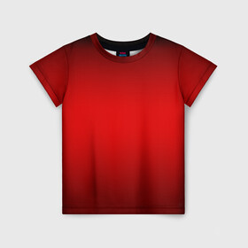 Детская футболка 3D с принтом Hot-Rod в Курске, 100% гипоаллергенный полиэфир | прямой крой, круглый вырез горловины, длина до линии бедер, чуть спущенное плечо, ткань немного тянется | Тематика изображения на принте: градиент | красный