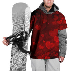 Накидка на куртку 3D с принтом Сердечко в Курске, 100% полиэстер |  | Тематика изображения на принте: 14 февраля | красная | любовь | сердце