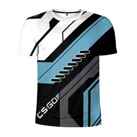 Мужская футболка 3D спортивная с принтом cs:go - Vulcan Style (Вулкан) в Курске, 100% полиэстер с улучшенными характеристиками | приталенный силуэт, круглая горловина, широкие плечи, сужается к линии бедра | cs | csgo | go | vulcan | кс