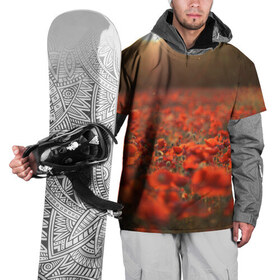 Накидка на куртку 3D с принтом Маки в Курске, 100% полиэстер |  | Тематика изображения на принте: мак | цветы | цветы мака