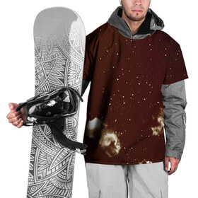 Накидка на куртку 3D с принтом Old kosmos в Курске, 100% полиэстер |  | вселенная | галактика | звезды | планеты | туманность