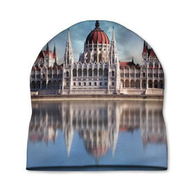 Шапка 3D с принтом Будапешт в Курске, 100% полиэстер | универсальный размер, печать по всей поверхности изделия | budapest | europe | hungary | будапешт | венгрия | европа | ес | отпуск | туризм