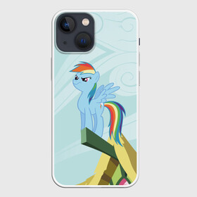 Чехол для iPhone 13 mini с принтом Rainbow в Курске,  |  | my little pony | луна | пинки пай | пони | рарити | рейнбоу дэш | селестия | сумеречная искорка | флаттершай | эплджек