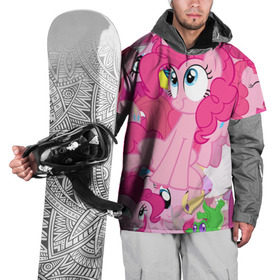 Накидка на куртку 3D с принтом Pinky Pie в Курске, 100% полиэстер |  | Тематика изображения на принте: my little pony | луна | пинки пай | пони | рарити | рейнбоу дэш | селестия | сумеречная искорка | флаттершай | эплджек