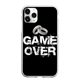 Чехол для iPhone 11 Pro Max матовый с принтом Game over в Курске, Силикон |  | братва жениха | жених | мальчишник | мафия жениха