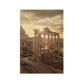 Обложка для паспорта матовая кожа с принтом Рим в Курске, натуральная матовая кожа | размер 19,3 х 13,7 см; прозрачные пластиковые крепления | europe | italy | rome | vatican | архитектура | ватикан | европа | италия | папа римский | развалины | рим | руины
