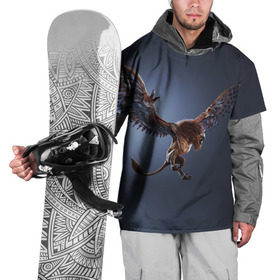 Накидка на куртку 3D с принтом Грифон Атакует в Курске, 100% полиэстер |  | gerald | wild hunt | witcher | ведьмак | геральд | дикая охота | цири