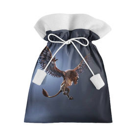 Подарочный 3D мешок с принтом Грифон Атакует в Курске, 100% полиэстер | Размер: 29*39 см | gerald | wild hunt | witcher | ведьмак | геральд | дикая охота | цири